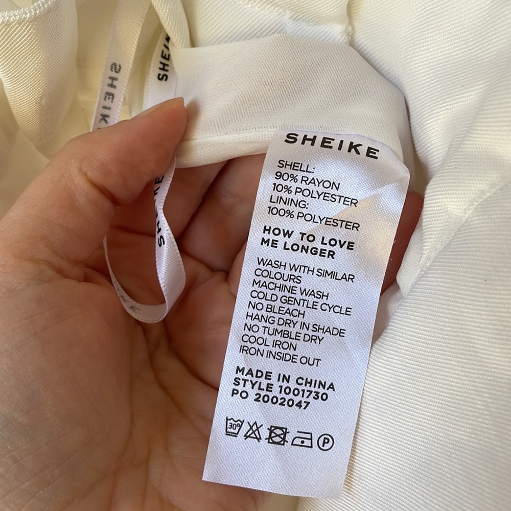 🤍SHEIKE white dress pants fully lined - Picture 10 of 10